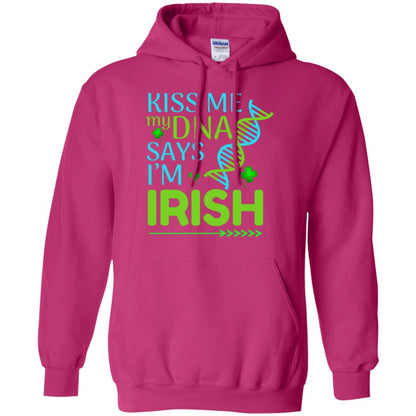 Kiss Me My Dna Say I'm Irish Saint Patricks Day Shirt Heliconia