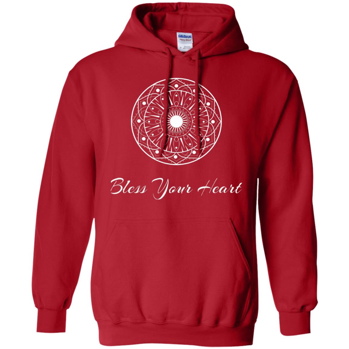 Bless Your Heart Mandala T-shirt Red