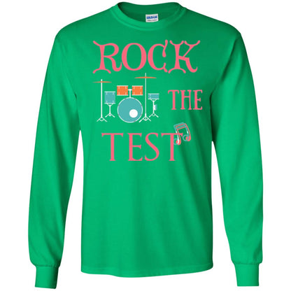 Rock The Test Professor Teacher T-shirt Irish Green