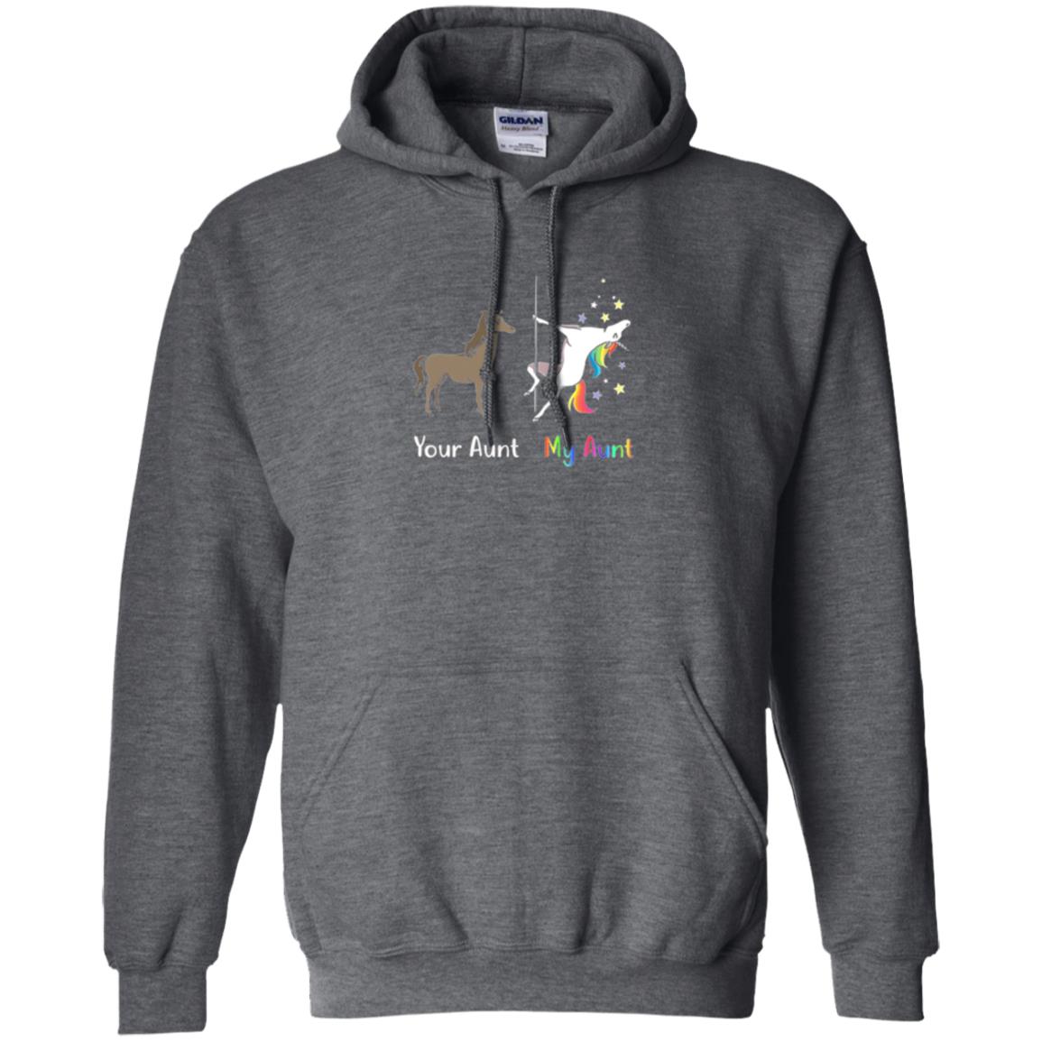 Unicorn T-shirt Your Aunt My Aunt Dark Heather