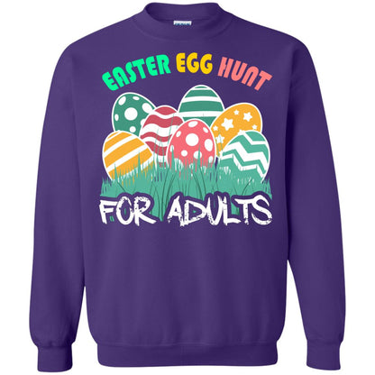 Easter Egg Hunt For Adults Easter Day T-shirt Purple
