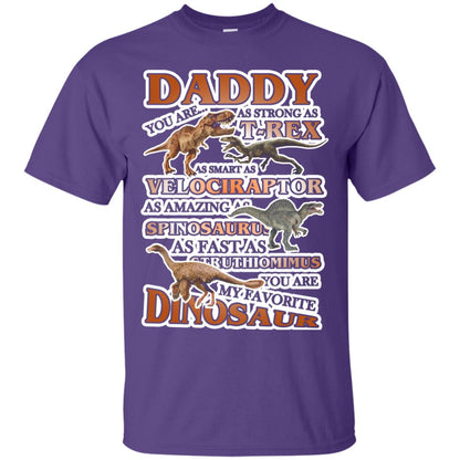 Daddy You Are My Favorite Dinosaur Shirt For Kids Purple