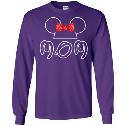 Minnie Mom T-shirt Purple
