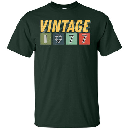 Vintage 1977 41th Birthday Gift Shirt For Mens Or Womens Forest