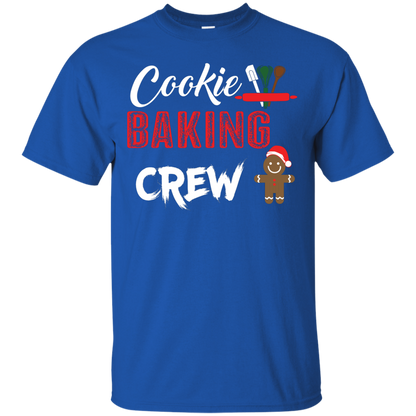 Christmas T-Shirt Cookie Baking Crew Royal