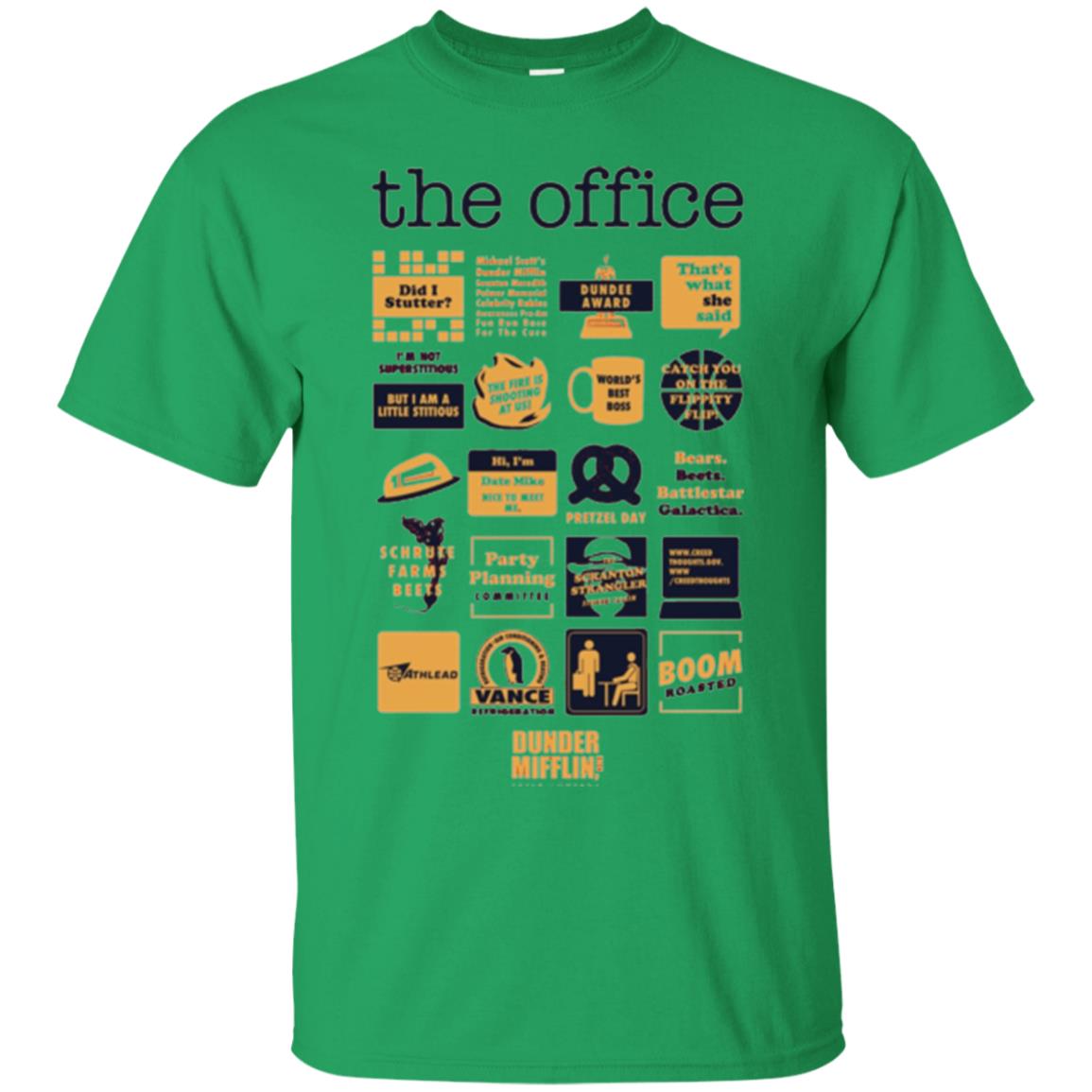 The Office T-shirt Irish Green