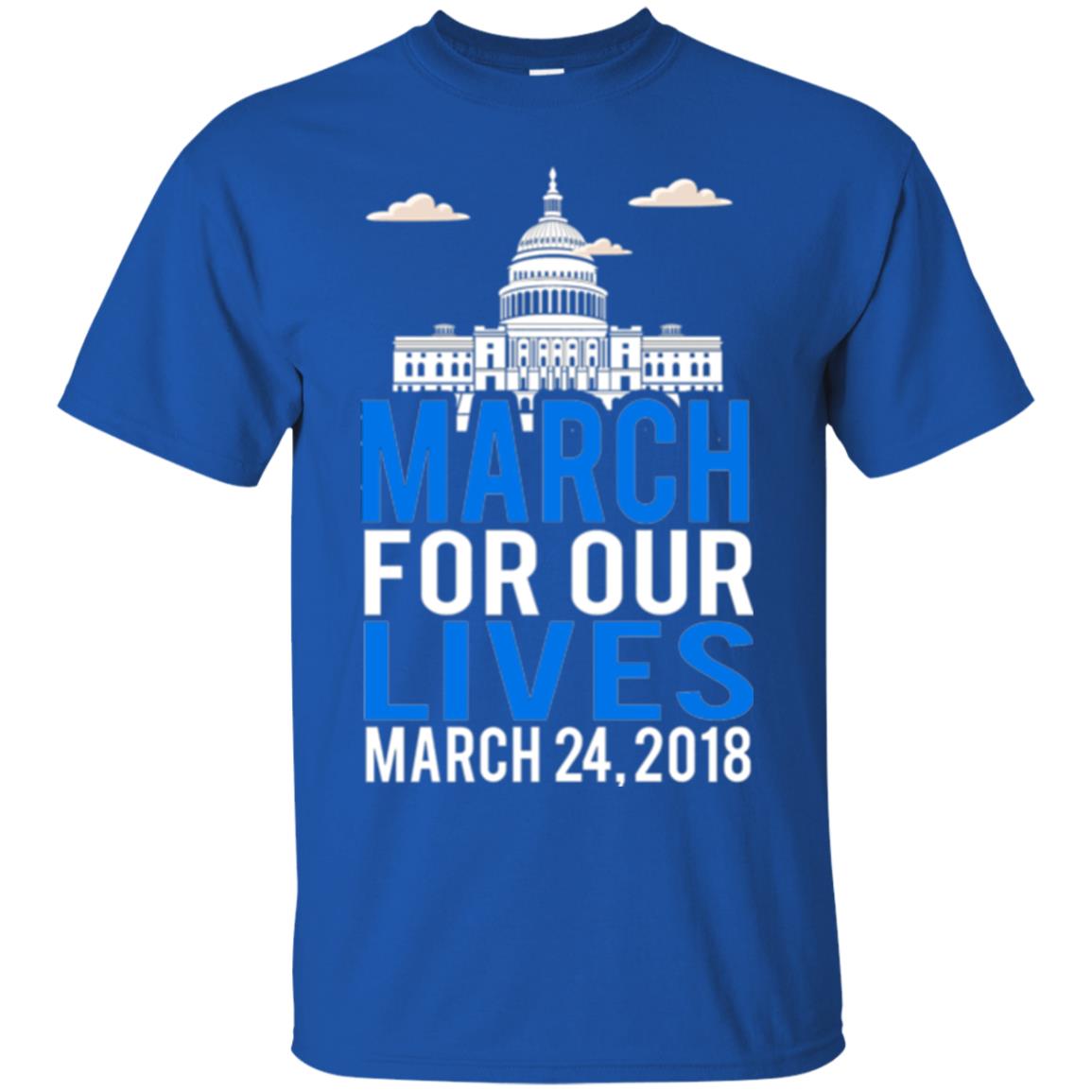 March For Our Lives Anti Gun T-shirt Royal