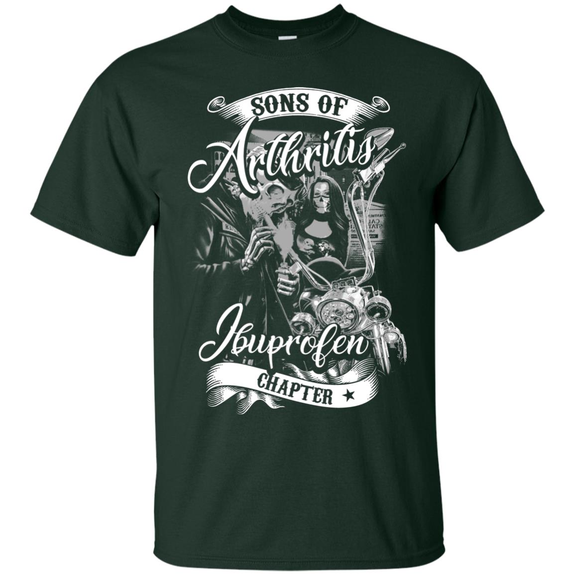 Sons Of Arthritis Ibupronfen Chapter Funny Motorcycle Shirt Forest