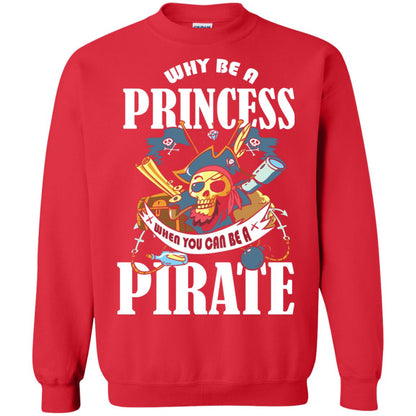 You Can Be A Pirate Cool Pirate Gift Shirt For Girls Red