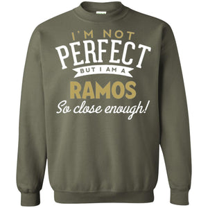 Soccer T-shirt I'm Not Perfect But I Am A Ramos