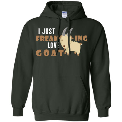 I Just Freaking Love Goat Shirt Forest Green