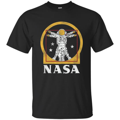 Vitruvian Astronaut T-Shirt Black
