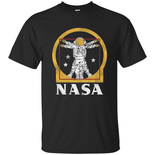 Vitruvian Astronaut T-Shirt Black