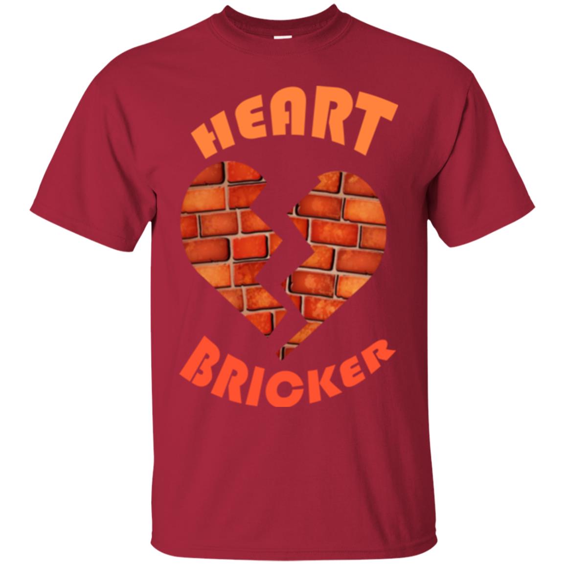 Valentines Day T-shirt Heart Bricker Cardinal