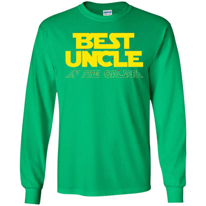 Uncle T-shirt Best Uncle In The Galaxy Irish Green