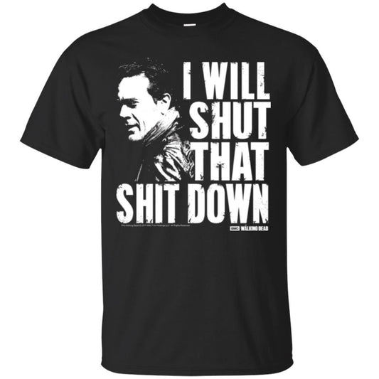 Film T-shirt I Shut That Shit Down Black