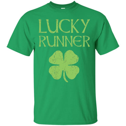 Irish Running Lucky Runners St. Patrick_s Day T-shirt Irish Green