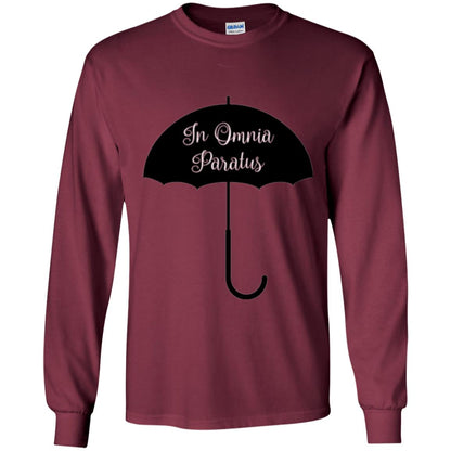 Women_s In Omnia Paratus T-shirt Maroon