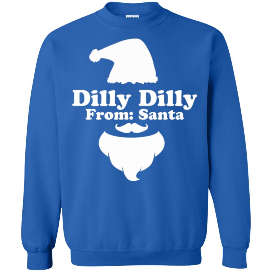 Christmas T-shirt Dilly Dilly From Santa Claus T-shirt Royal