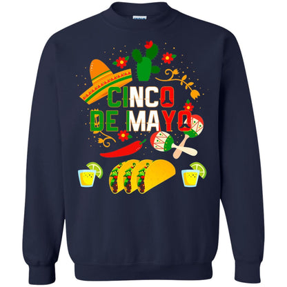 Fiesta Cinco De Mayo T-shirt Cinco De Mayo Navy