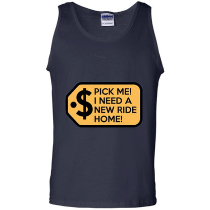Pick Me I Need A New Ride Home Game Show T-shirt Navy