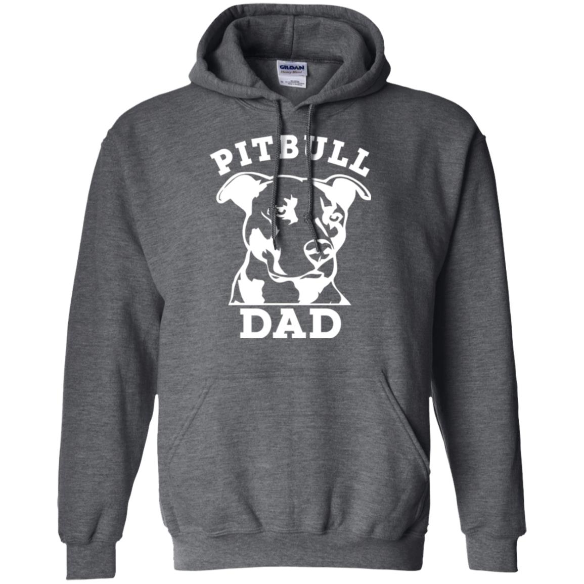 Pit Bull Dad T-shirt Pitbull Lovers Dark Heather