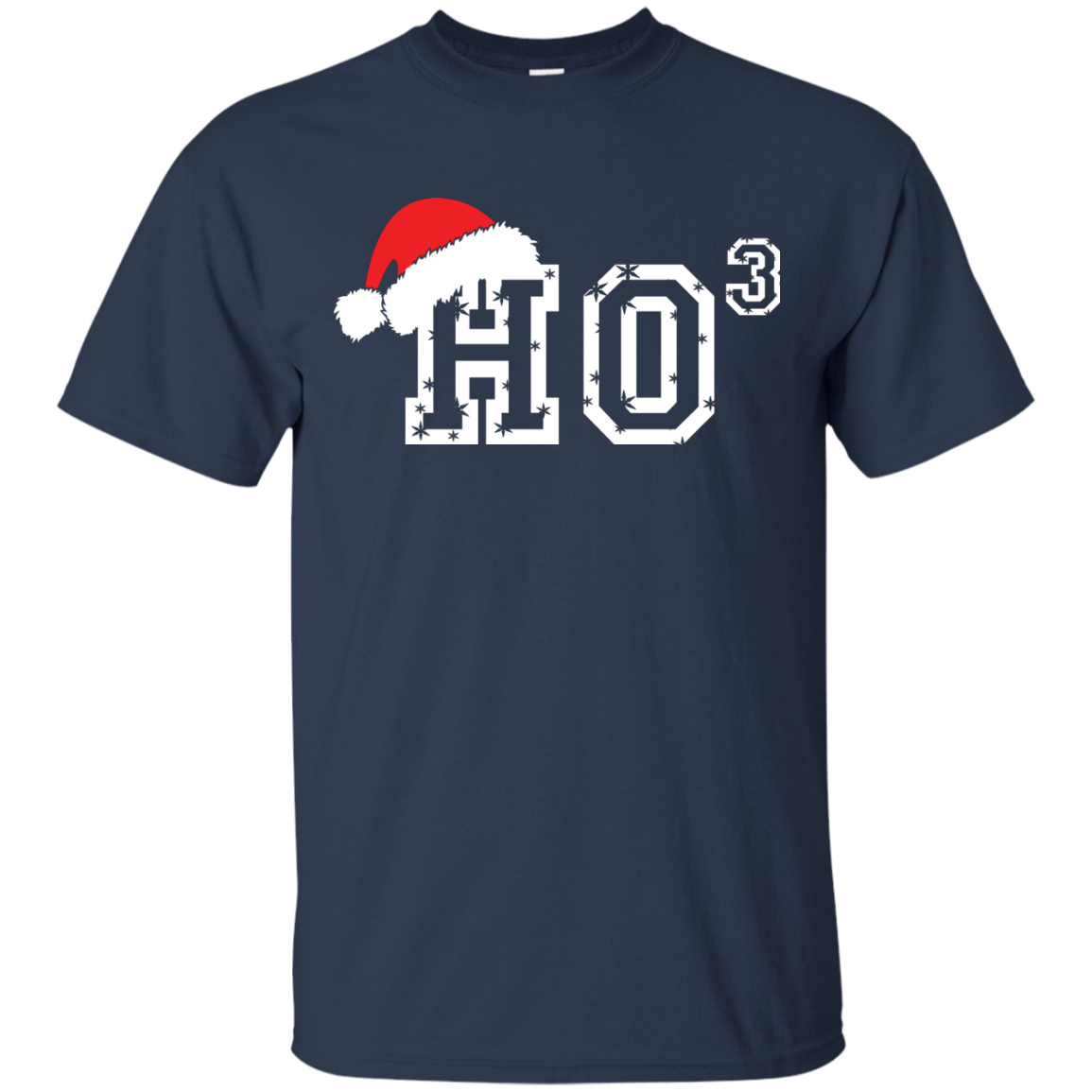 Christmas T-Shirt Ho Ho Ho Navy