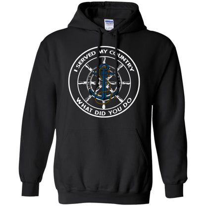 I Served My Country What Did You Do Shirt For Mens Or Womens Black