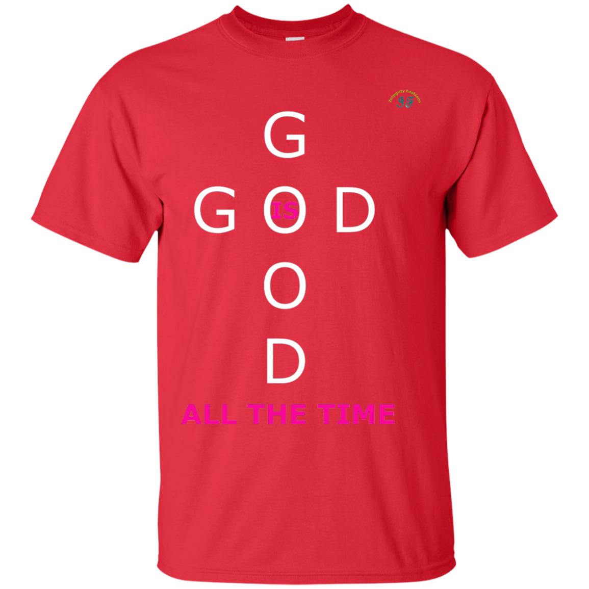 God Is Good All The Time Premium T-shirt Red