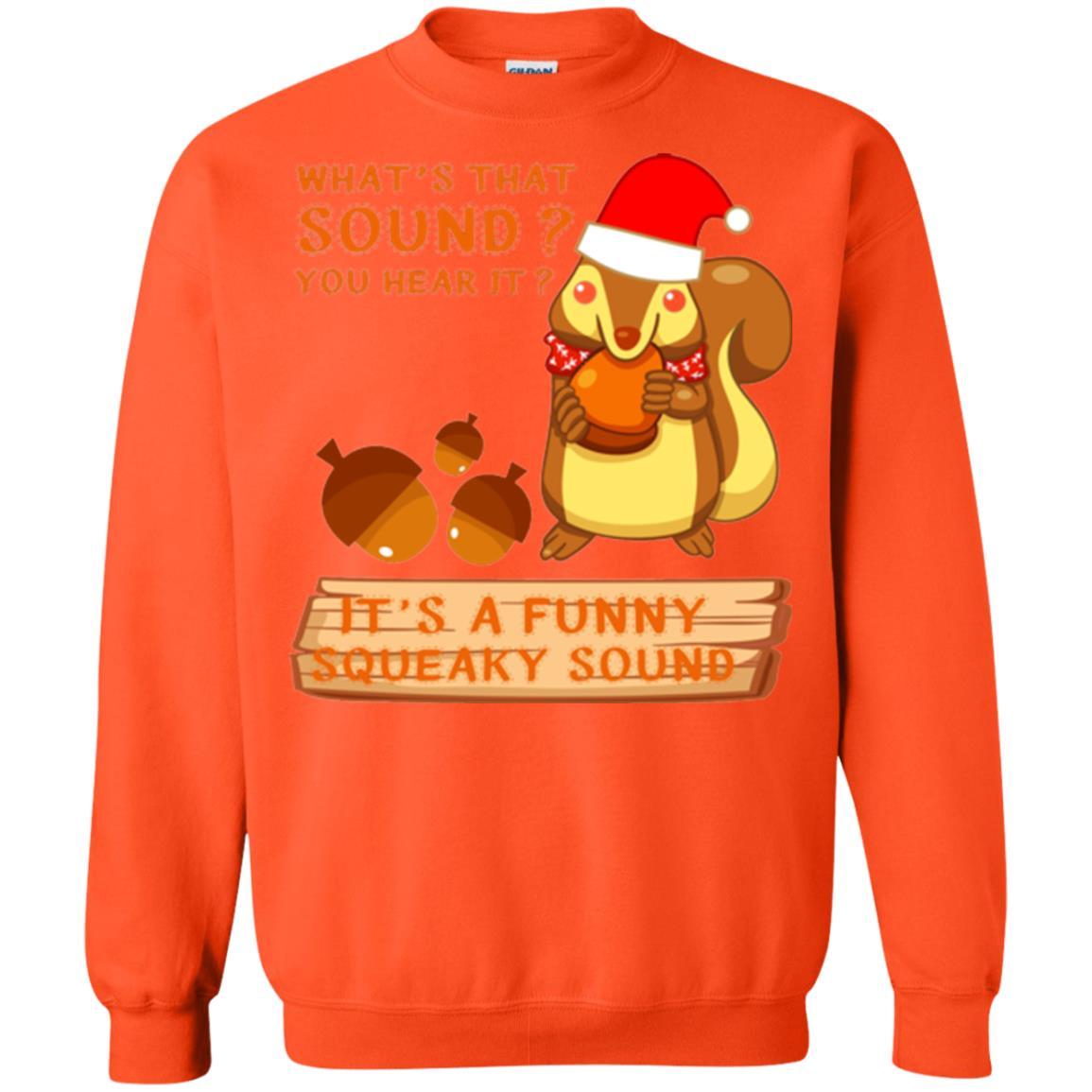 Squirrel T-shirt What's That Sound You Hear It Orange