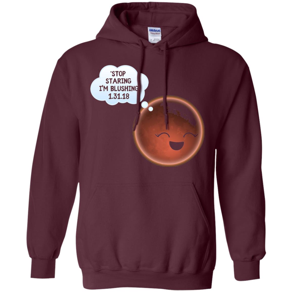 Celestial Total Lunar Eclipse 2018 T-shirt Funny Meme Maroon