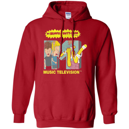 Mtv Logo T-shirt Beavis And Butt Head Red