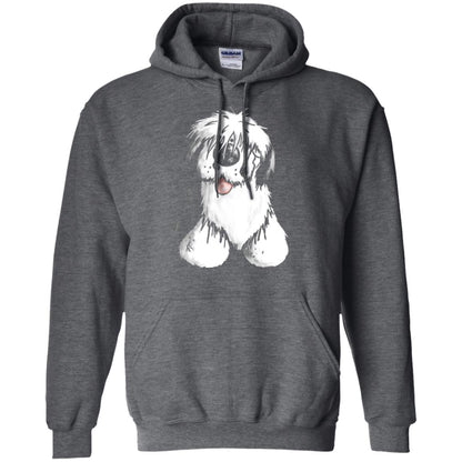 Dog Lover T-shirt Happy Old English Sheepdog Dark Heather