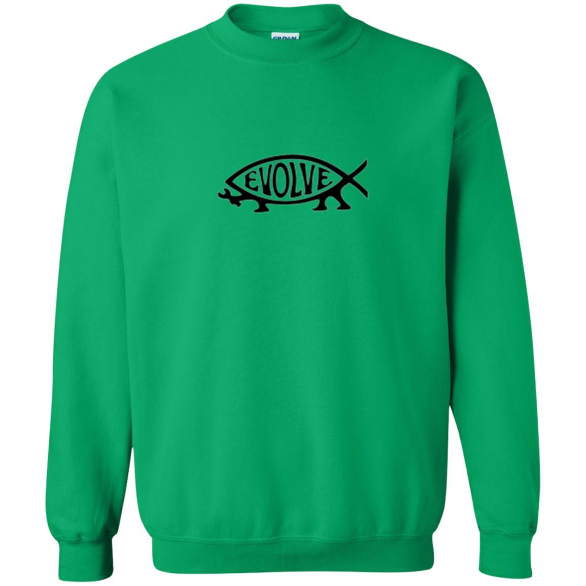 Darwin Evolution Evolve T-shirt Irish Green