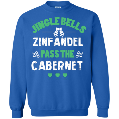 Christmas T-Shirt Jingle Bells Zinfandel Pass The Cabernet Royal