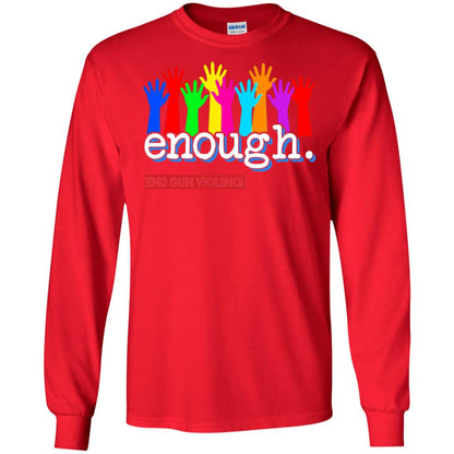 End Gun Violence Enough Gun Control T-shirt Red