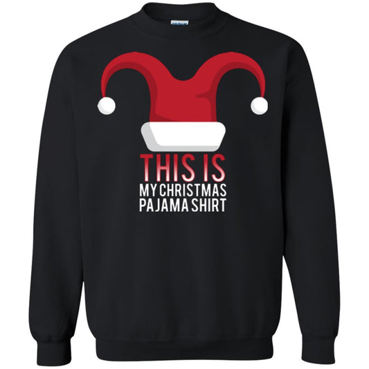 Christmas T-shirt This Is My Christmas Pajama Shirt Black