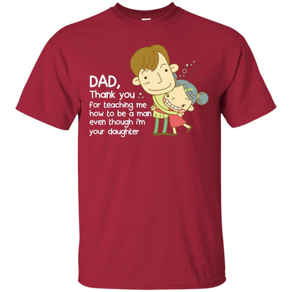 Dad Thank You For Teaching Me How To Be A Man Even Though I_m Your Daughter Cardinal