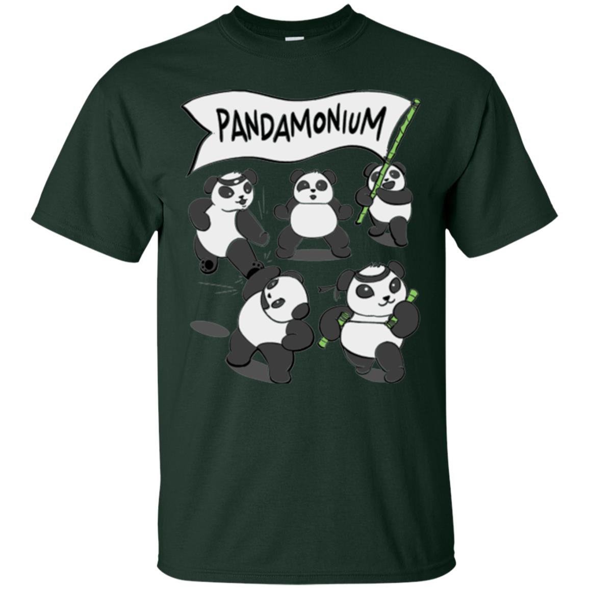 Panda Lovers T-shirt Pandamonium Forest