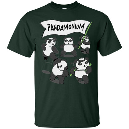 Panda Lovers T-shirt Pandamonium Forest