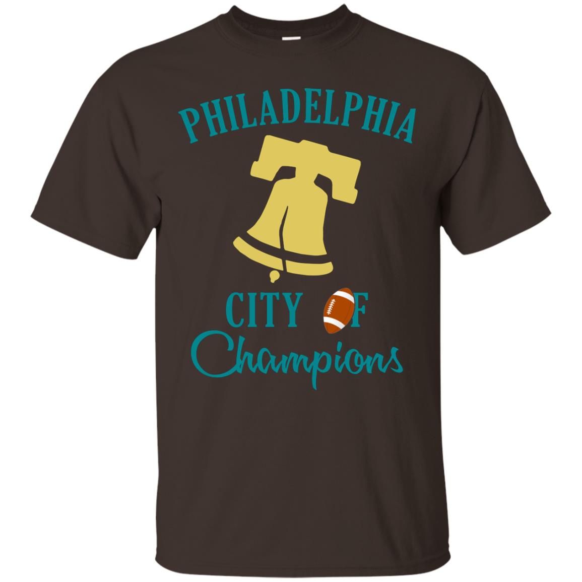 Football Lover T-shirt Philadelphia City Of Champion Dark Chocolate
