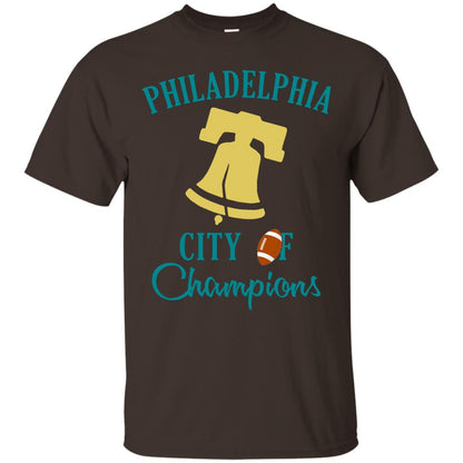 Football Lover T-shirt Philadelphia City Of Champion Dark Chocolate
