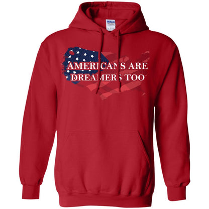 Americans Are Dreamers Too T-shirt Red