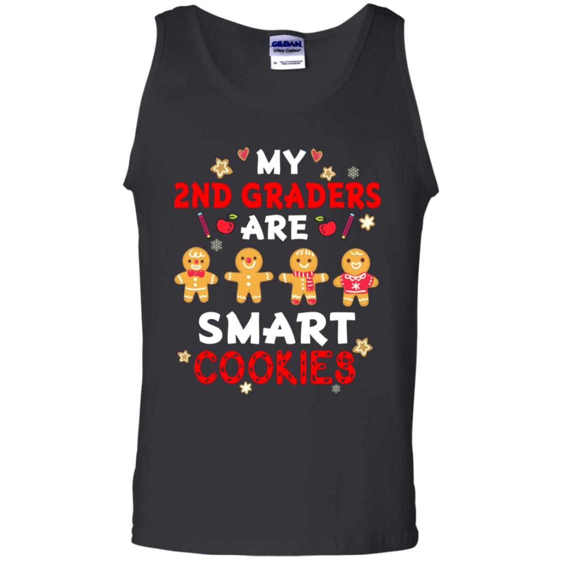 My 2nd Graders Are Smart Cookies X-mas Gift Shirt For Second Gradeteachers Black