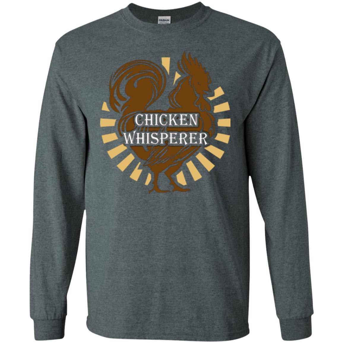 Farmer T-shirt Chicken Whisperer Dark Heather