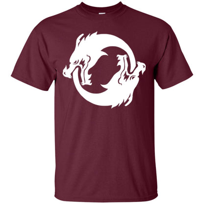 Dargon Lovers T-shirt Overwatch Hanzo Seal Spray Maroon