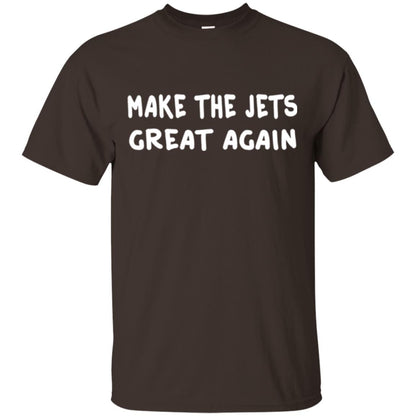 Make The Jets Great Again T-shirt Gift New York Football Fan Dark Chocolate