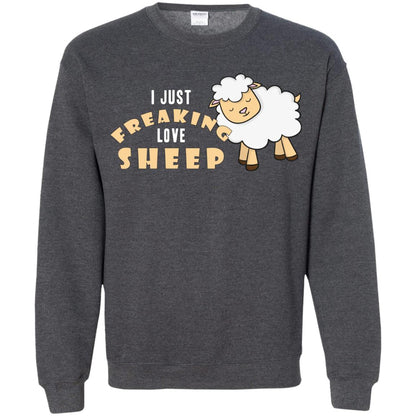I Just Freaking Love Sheep Shirt Dark Heather