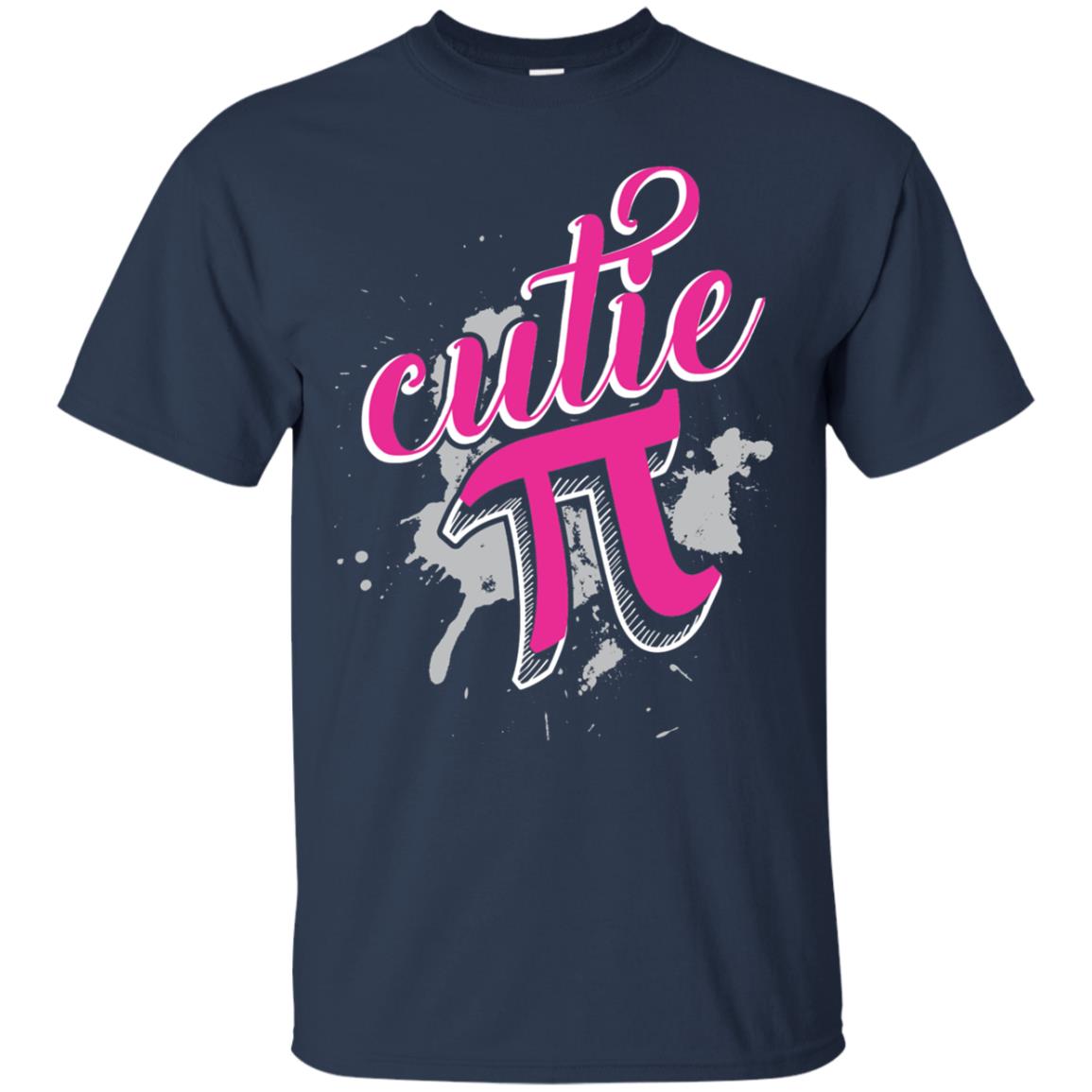 Cutie Pi Funny Math 3.14 Happy Pi Day T-shirt Navy