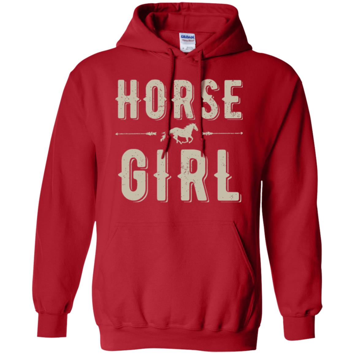 Horse Girl T-shirt Red